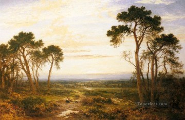 ヒースの風景を越えて ベンジャミン・ウィリアムズ リーダー Oil Paintings